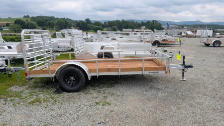New 2027 Legend 6x12 Open Aluminum Low Wood Side Trailer