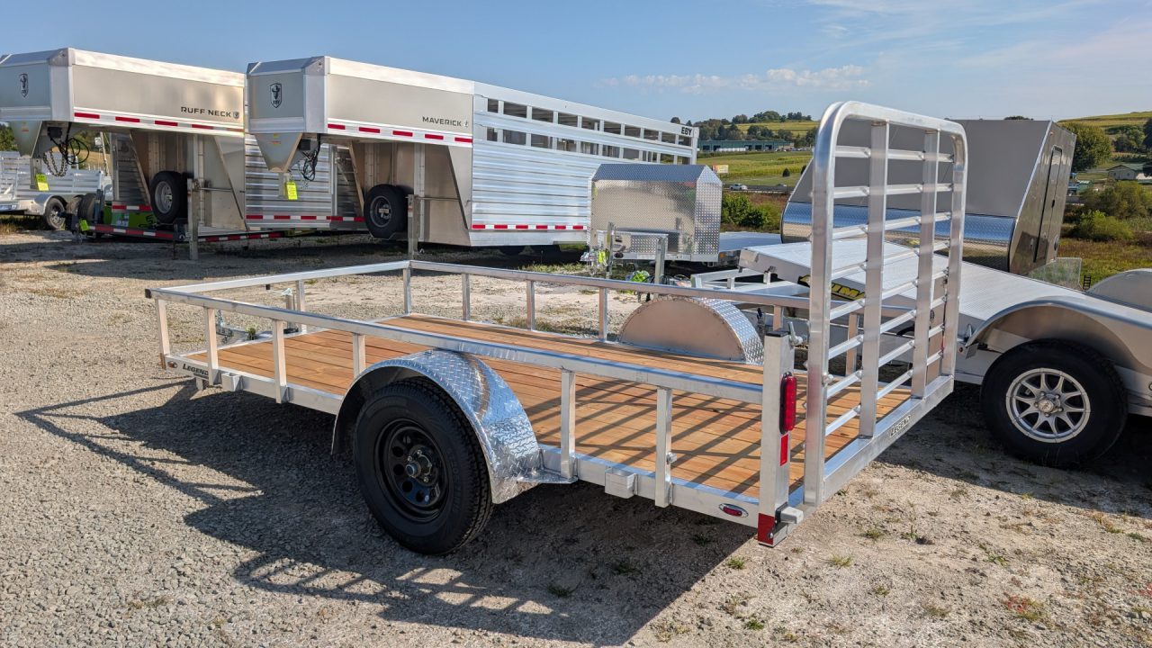 New 2027 Legend 6x12 Open Deluxe Aluminum Utility Trailer