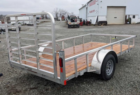 New 2027 Legend 7x14 Open Deluxe Aluminum Trailer w/ BRAKES