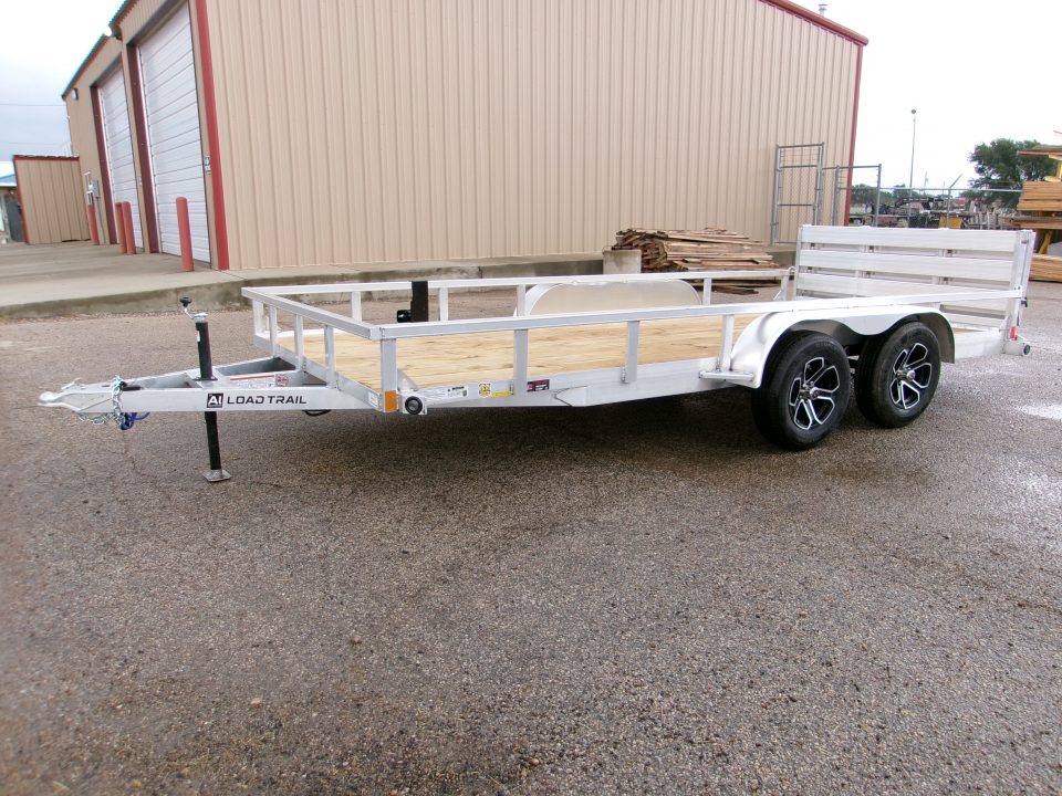 New 2027 Load Trail 83x16 Aluminum Utility w/ Bifold Gate 7k
