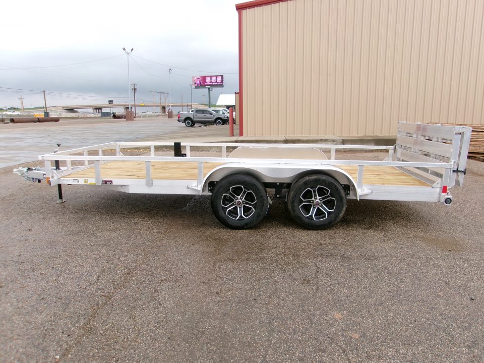 New 2027 Load Trail 83x16 Aluminum Utility w/ Bifold Gate 7k