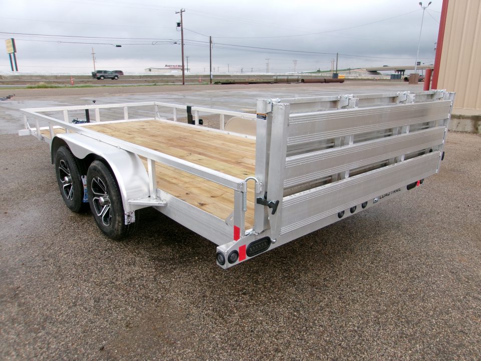 New 2027 Load Trail 83x16 Aluminum Utility w/ Bifold Gate 7k