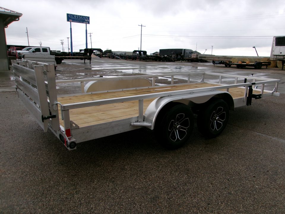 New 2027 Load Trail 83x16 Aluminum Utility w/ Bifold Gate 7k