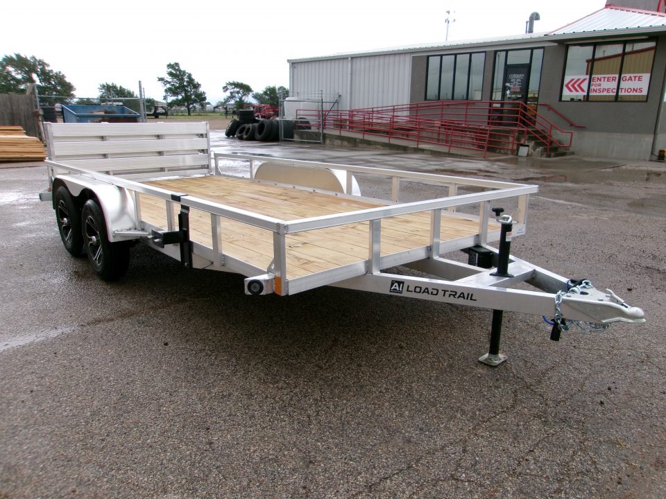 New 2027 Load Trail 83x16 Aluminum Utility w/ Bifold Gate 7k