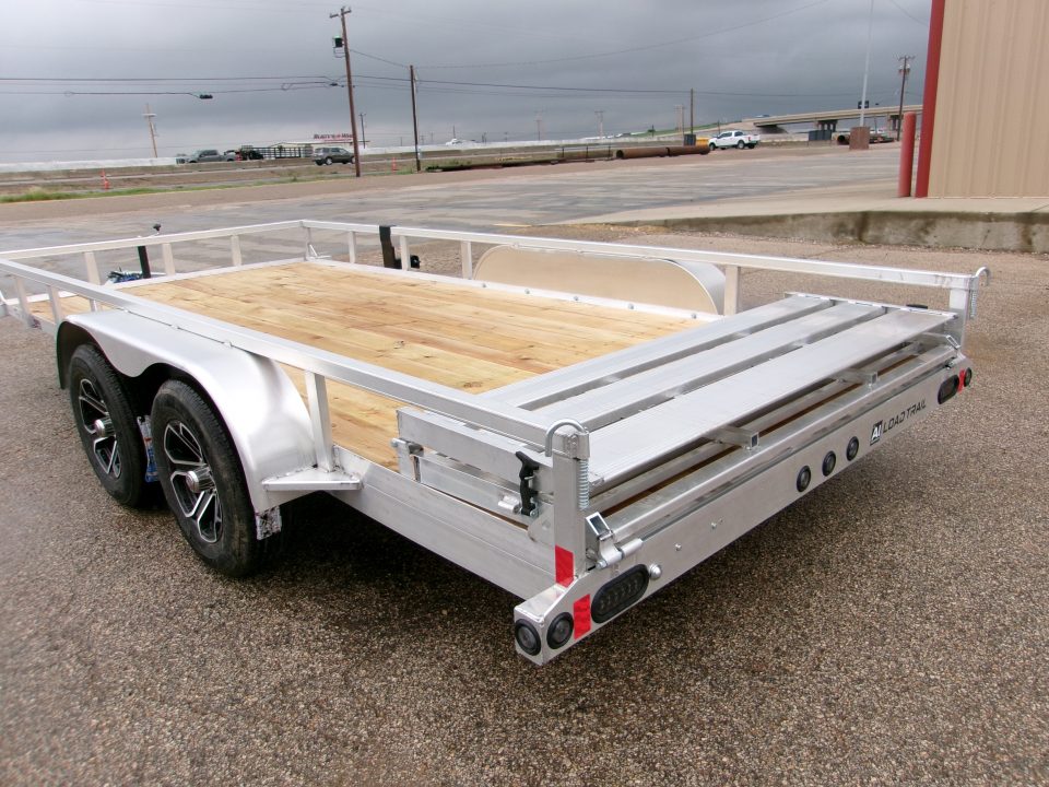 New 2027 Load Trail 83x16 Aluminum Utility w/ Bifold Gate 7k