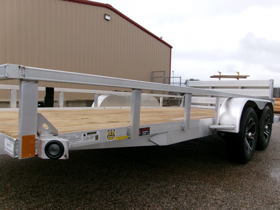 New 2027 Load Trail 83x16 Aluminum Utility w/ Bifold Gate 7k