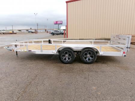 New 2027 Load Trail 83x16 Aluminum Utility w/ Bifold Gate 7k