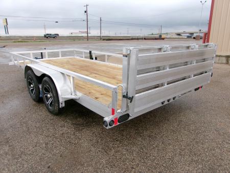 New 2027 Load Trail 83x16 Aluminum Utility w/ Bifold Gate 7k