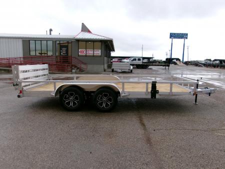 New 2027 Load Trail 83x16 Aluminum Utility w/ Bifold Gate 7k