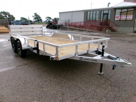 New 2027 Load Trail 83x16 Aluminum Utility w/ Bifold Gate 7k
