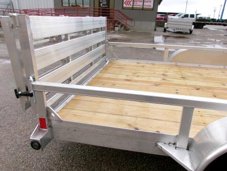 New 2027 Load Trail 83x16 Aluminum Utility w/ Bifold Gate 7k