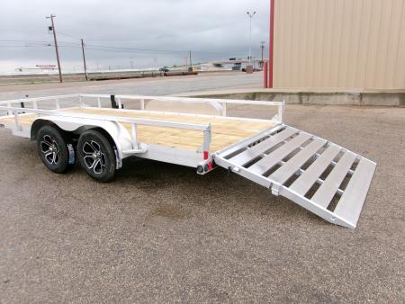 New 2027 Load Trail 83x16 Aluminum Utility w/ Bifold Gate 7k
