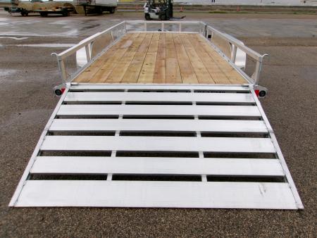 New 2027 Load Trail 83x16 Aluminum Utility w/ Bifold Gate 7k