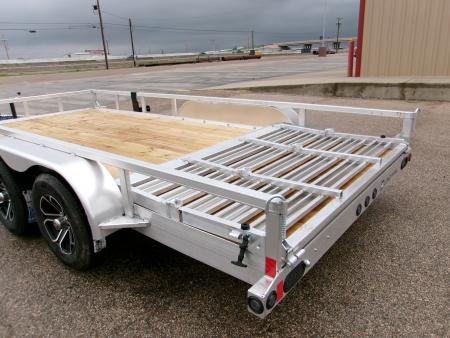 New 2027 Load Trail 83x16 Aluminum Utility w/ Bifold Gate 7k