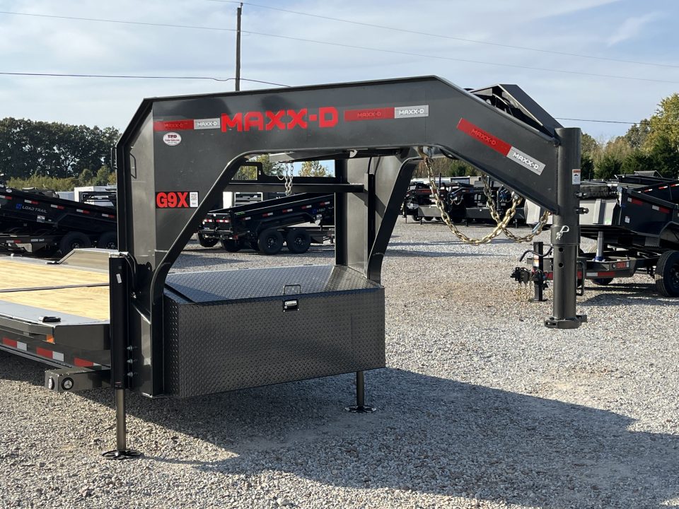 New 2027 MAXXD 102" X 24' 21K Gooseneck Tilt Equipment Trailer ALL NEW
