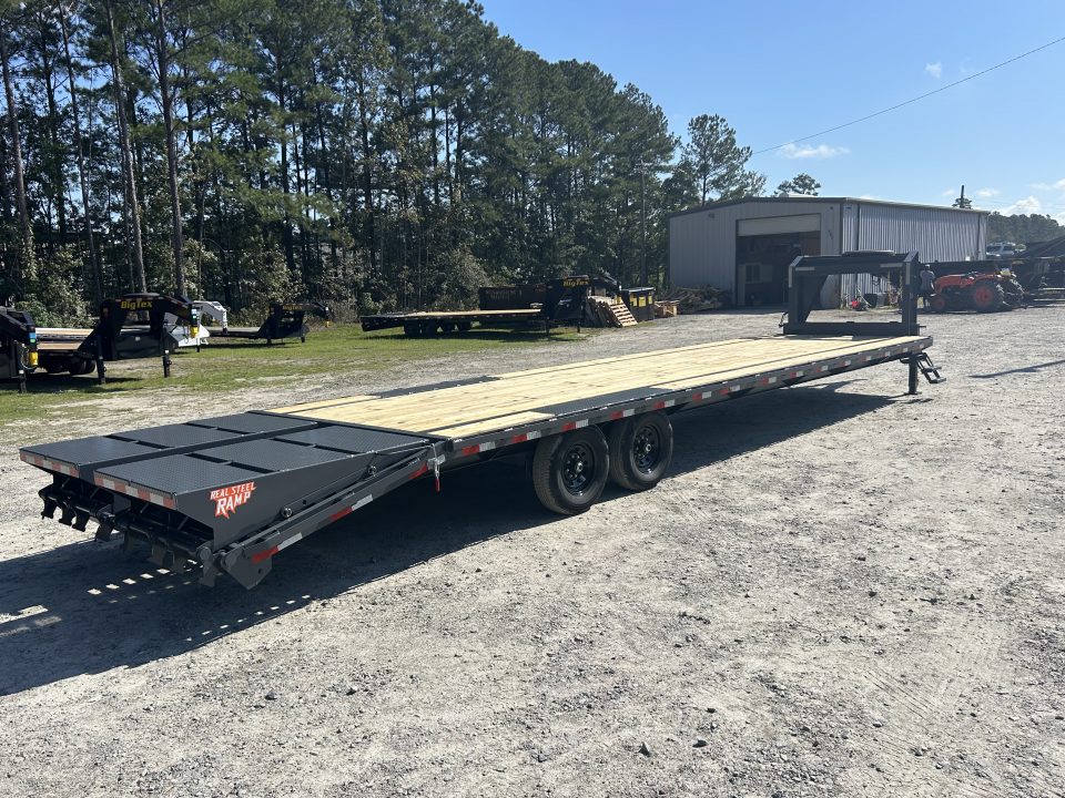 New 2027 Down 2 Earth Trailers 8.5x35 Flatbed Trailer