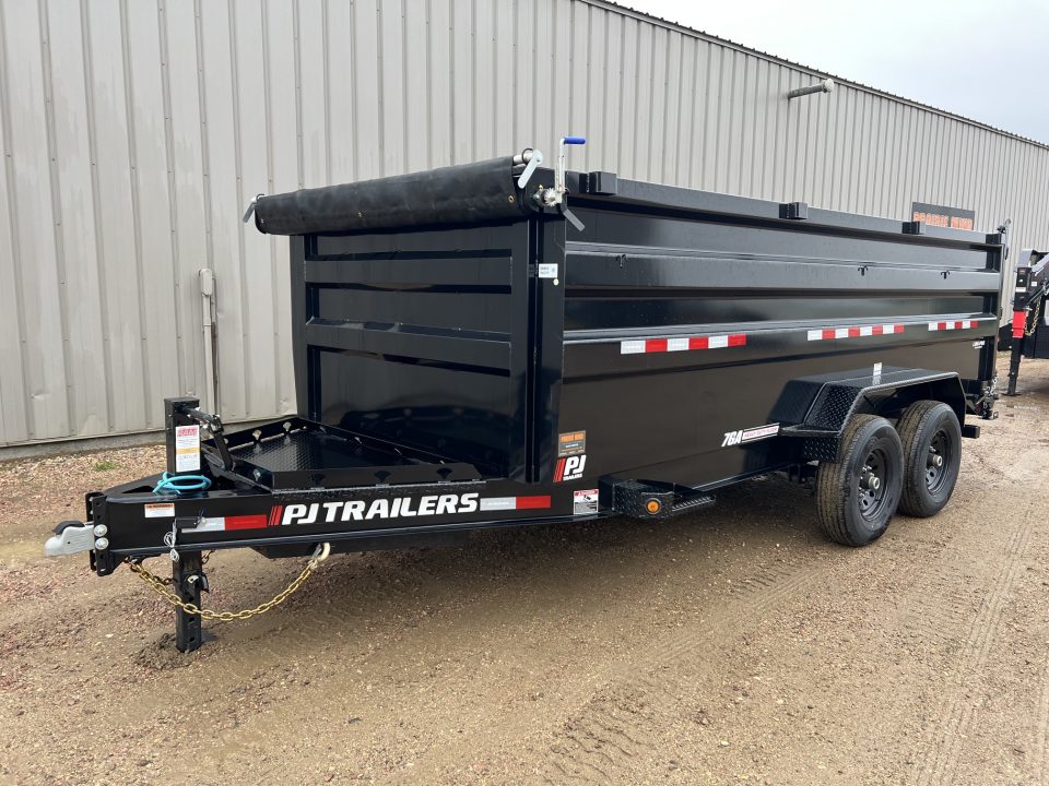New 2027 PJ Trailers 16' DM High Side Dump Trailer