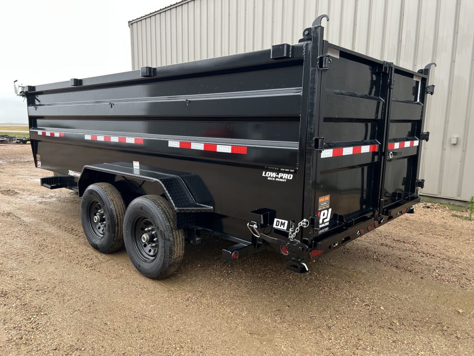 New 2027 PJ Trailers 16' DM High Side Dump Trailer