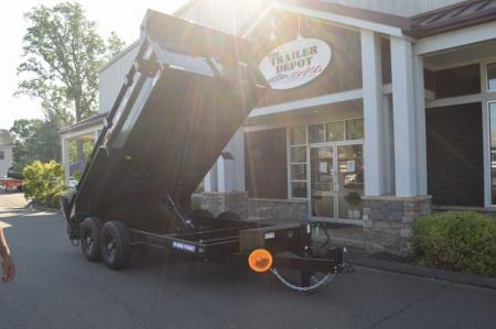New SURE-TRAC 7' x 14' HEAVY DUTY SCISSOR DUMP TRAILER 14K