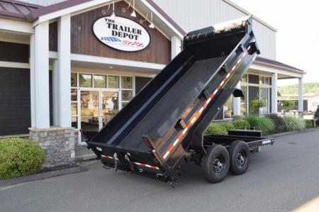 New SURE-TRAC 7' x 14' HEAVY DUTY SCISSOR DUMP TRAILER 14K