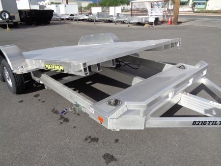 New 2027 Aluma * 8216 Tilt * 16Ft Aluminum Tilt 7k Car Hauler