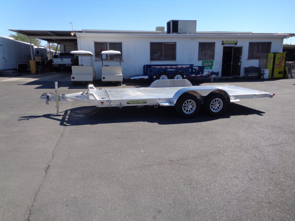 New 2027 Aluma * 8216 Tilt * 16Ft Aluminum Tilt 7k Car Hauler