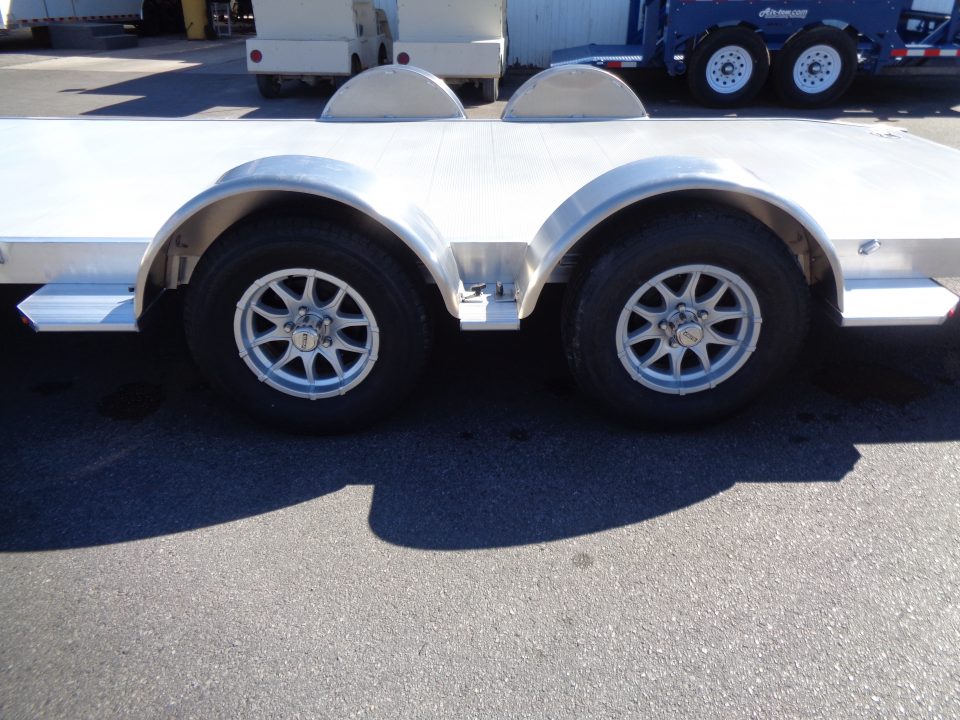 New 2027 Aluma * 8218 DT * 18Ft Tandem Axle 7k Aluminum Car Hauler w/ Spread Axles