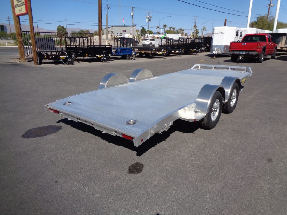 New 2027 Aluma * 8218 DT * 18Ft Tandem Axle 7k Aluminum Car Hauler w/ Spread Axles