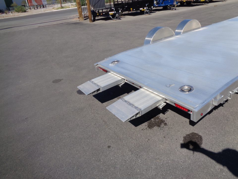 New 2027 Aluma * 8218 DT * 18Ft Tandem Axle 7k Aluminum Car Hauler w/ Spread Axles