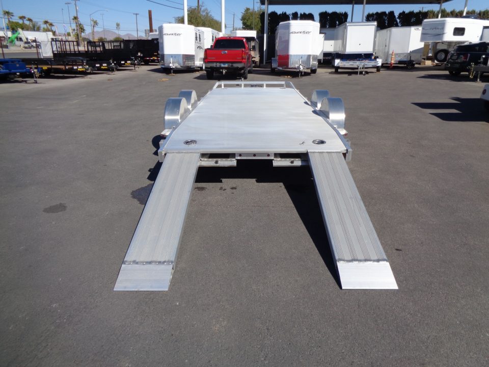 New 2027 Aluma * 8218 DT * 18Ft Tandem Axle 7k Aluminum Car Hauler w/ Spread Axles