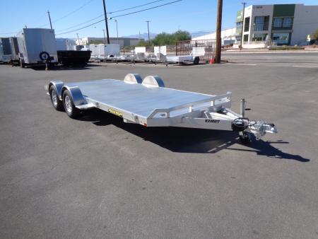 New 2027 Aluma * 8218 DT * 18Ft Tandem Axle 7k Aluminum Car Hauler w/ Spread Axles