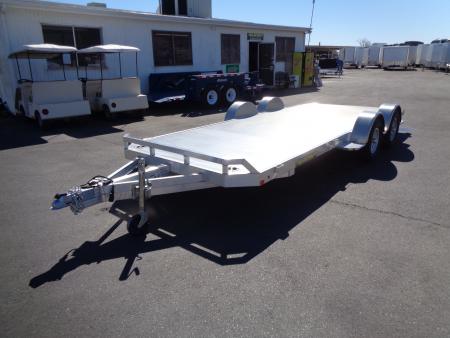 New 2027 Aluma * 8218 DT * 18Ft Tandem Axle 7k Aluminum Car Hauler w/ Spread Axles