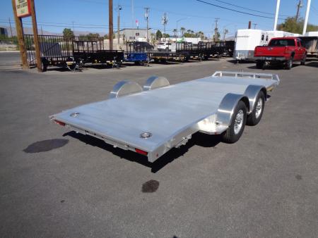 New 2027 Aluma * 8218 DT * 18Ft Tandem Axle 7k Aluminum Car Hauler w/ Spread Axles