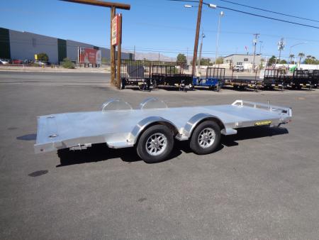 New 2027 Aluma * 8218 DT * 18Ft Tandem Axle 7k Aluminum Car Hauler w/ Spread Axles