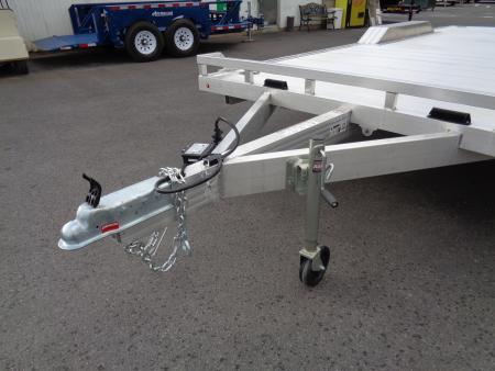 New 2027 Aluma * WB18H-TA-EL-DOF * 18Ft Heavy Duty Wide Body Drive-Over-Fender 10k Car Hauler