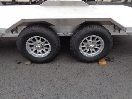 New 2027 Aluma * WB18H-TA-EL-DOF * 18Ft Heavy Duty Wide Body Drive-Over-Fender 10k Car Hauler