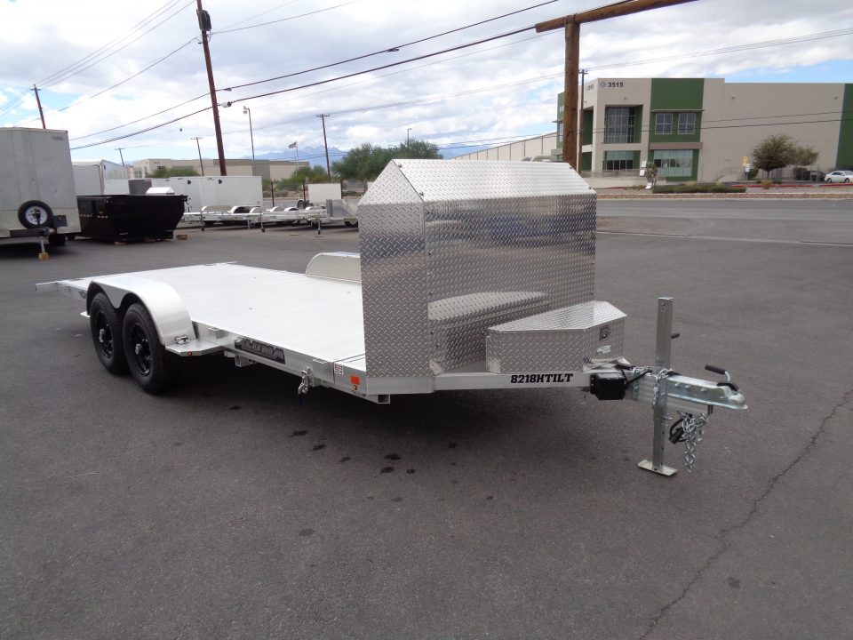 New 2027 ALUMA * 8218H-TILT-ANV * 18Ft Heavy Tilt Anniversary Edition 10k Car Hauler