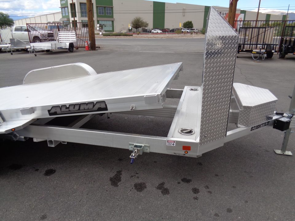 New 2027 ALUMA * 8218H-TILT-ANV * 18Ft Heavy Tilt Anniversary Edition 10k Car Hauler