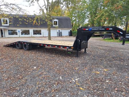 New 2027 Load Trail 102x32 Low Pro Deck Over Gooseneck Trailer W/12' Hyd Dove Tail