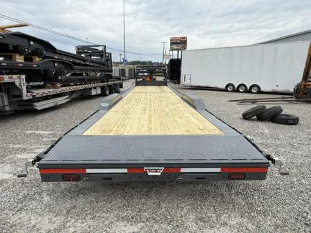 New Lamar Gooseneck Car Hauler 102x36 14K W/ Winch Plate