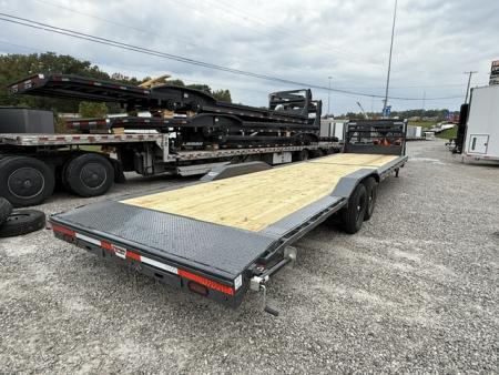 New Lamar Gooseneck Car Hauler 102x36 14K W/ Winch Plate