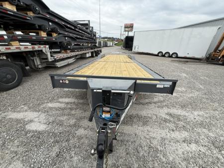 New Lamar Car Hauler 102x32 14K W/ Tool Box & Winch Plate