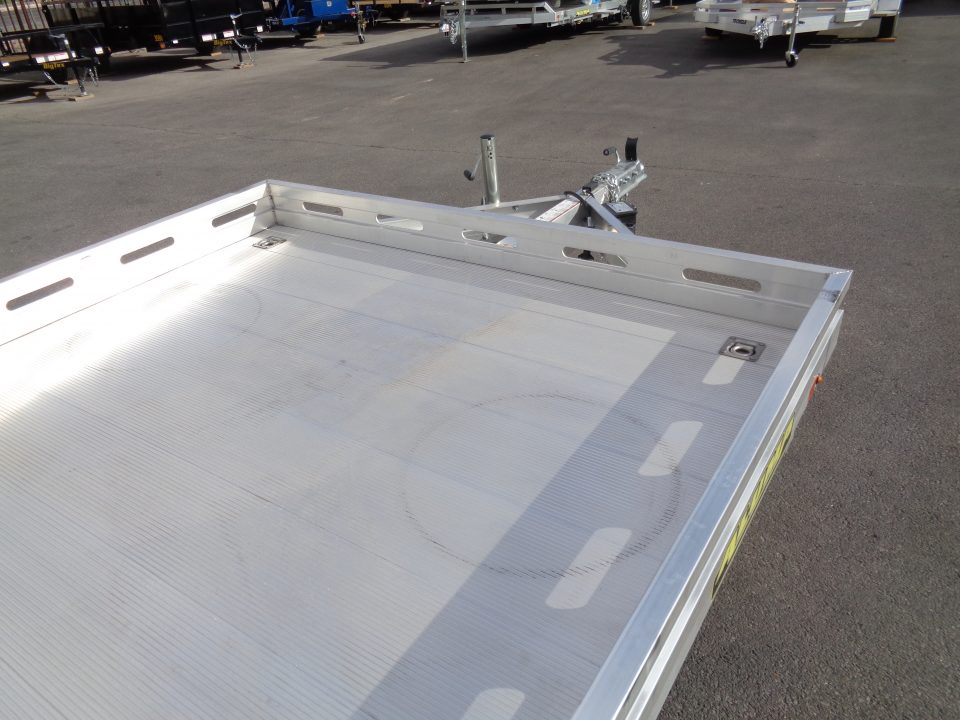 New 2027 Aluma * 8016 BT * 16Ft Tandem Axle 8.5K Aluminum Car Hauler w/ Bi-Fold Tailgate