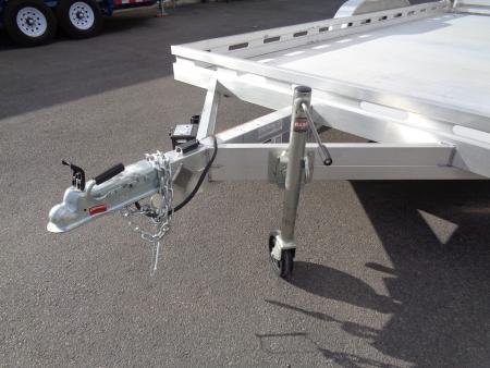 New 2027 Aluma * 8016 BT * 16Ft Tandem Axle 8.5K Aluminum Car Hauler w/ Bi-Fold Tailgate