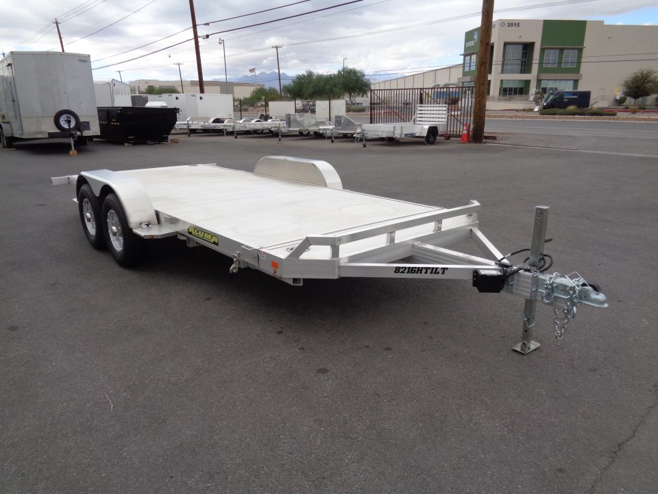 New 2027 Aluma * 8216H Tilt * 16Ft 10K Tilt Car Hauler