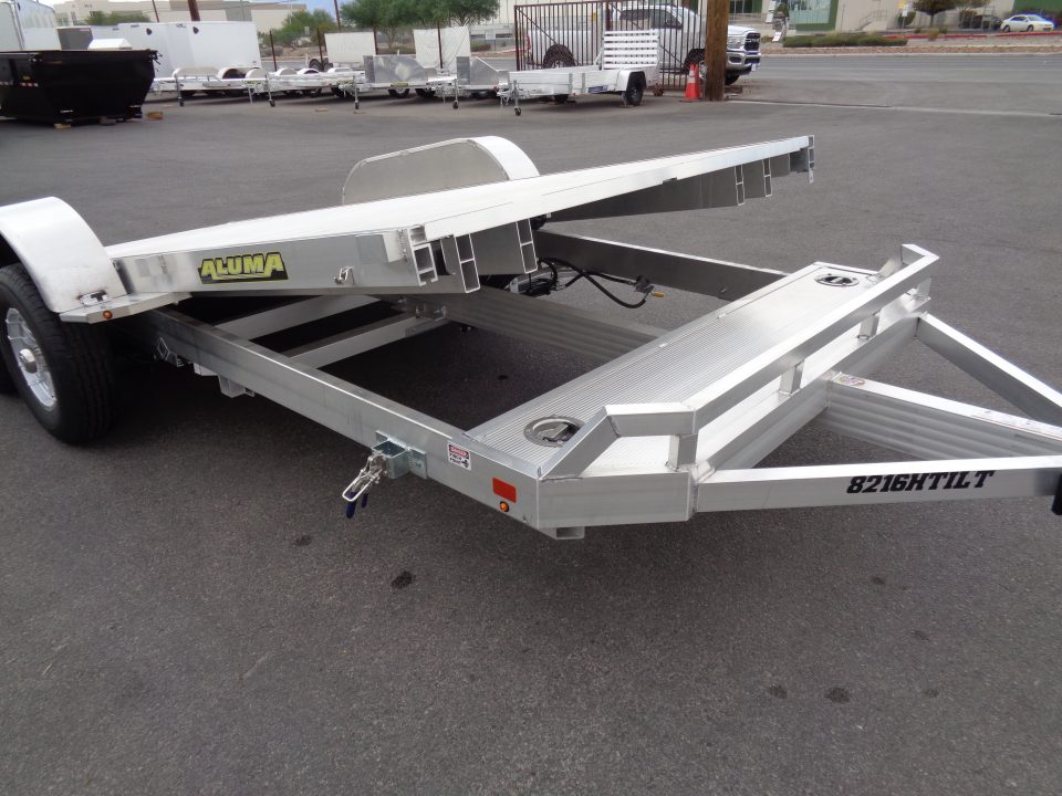 New 2027 Aluma * 8216H Tilt * 16Ft 10K Tilt Car Hauler