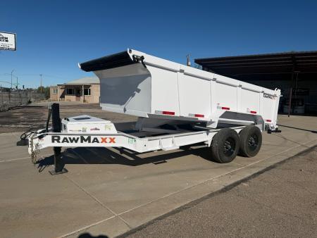 New 2027 RawMaxx LPX14BP14K Dump Trailer