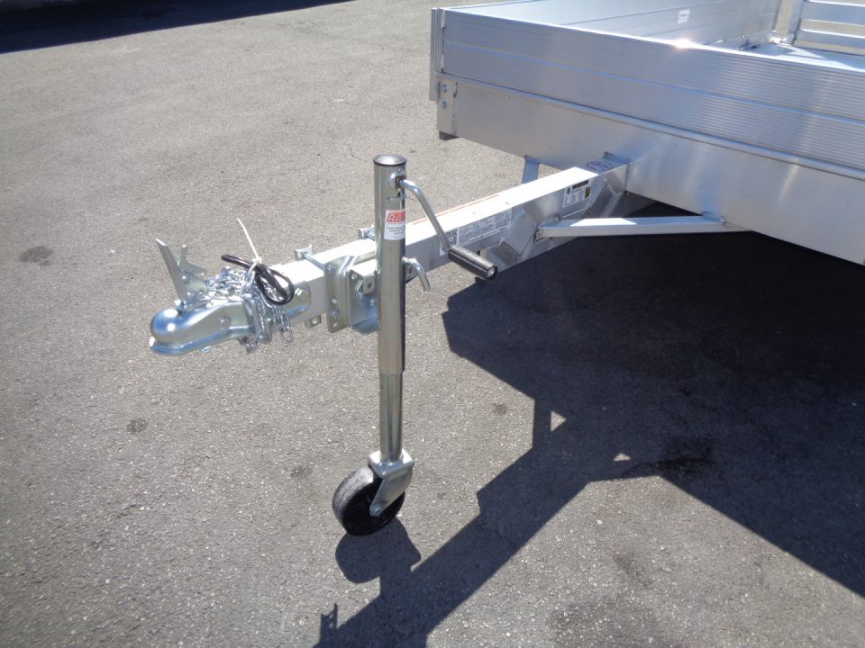 New 2027 Aluma * 548ESA-S * 5x8 Single Axle Utility Trailer w/ 12" Solid Sides
