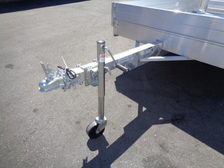 New 2027 Aluma * 548ESA-S * 5x8 Single Axle Utility Trailer w/ 12" Solid Sides