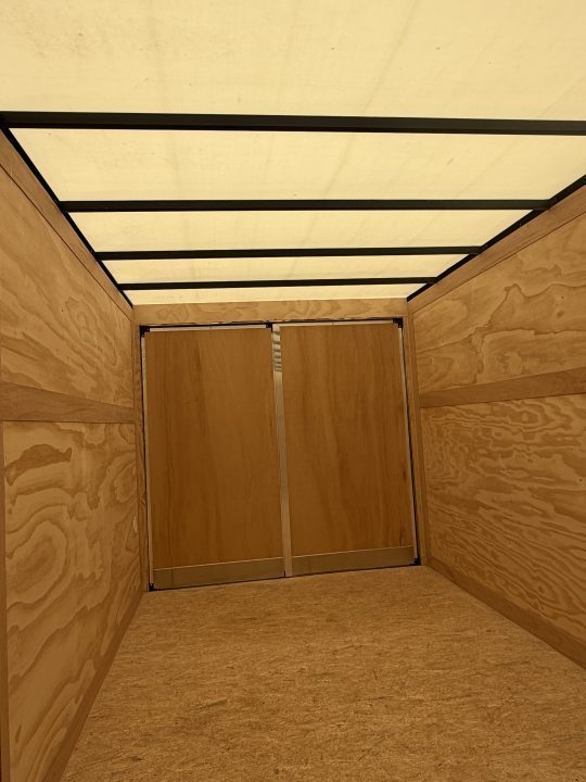 New 2027 Stealth 7 X 16 Cargo / Enclosed Trailer with Double Door and 6ft 6in interior Height Screwless - Light Lid Roof